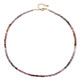 Fancy Spinel Silver Necklace
