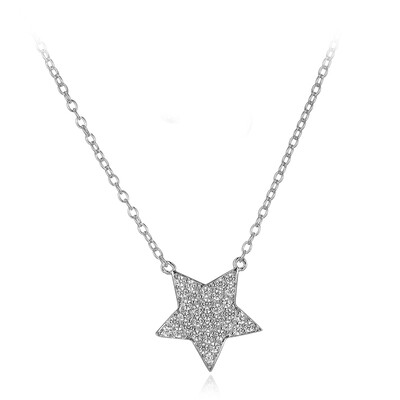 Zircon Silver Necklace