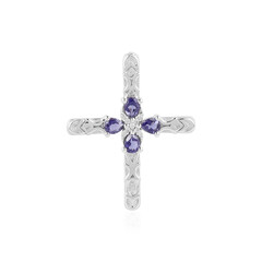Iolite Silver Pendant