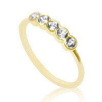 9K Zircon Gold Ring