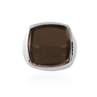 Smoky Quartz Silver Ring