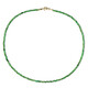 Tanzanian Tsavorite Silver Necklace