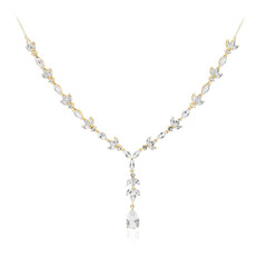 White Topaz Silver Necklace