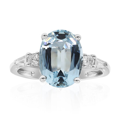 14K AAA Brazilian Aquamarine Gold Ring (CIRARI)