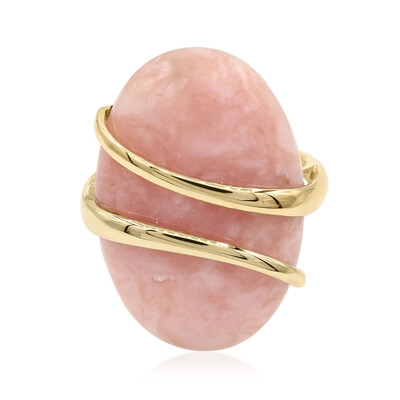 9K Pink Opal Gold Ring
