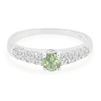 Russian Apatite Silver Ring