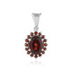 Mozambique Garnet Silver Pendant