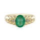 14K AAA Zambian Emerald Gold Ring (de Melo)
