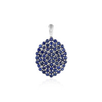 9K Blue Sapphire Gold Pendant