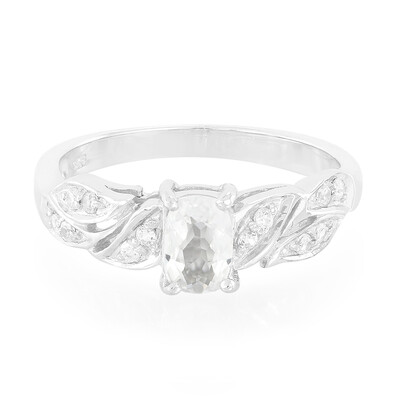 Himalayan Beryl Silver Ring
