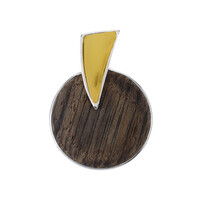 Black Oak Silver Pendant