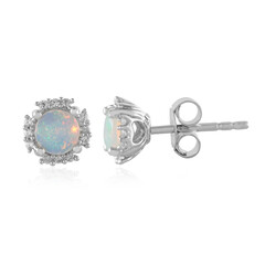 Welo Opal Silver Earrings