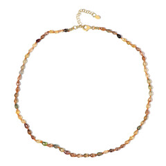Canary Zircon Silver Necklace (Adela Silber)