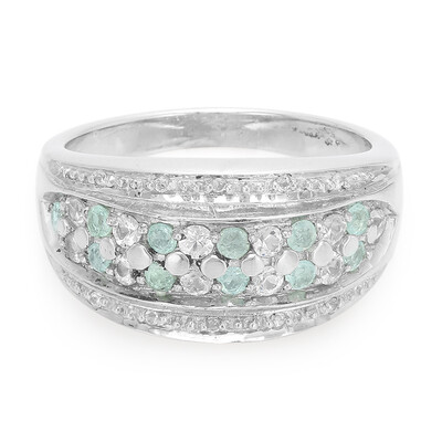 Paraiba Tourmaline Silver Ring