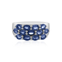 Blue Sapphire Silver Ring