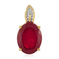 Madagascar Ruby Silver Pendant
