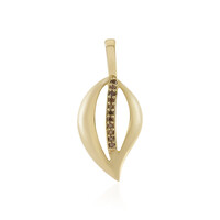 I3 Brown Diamond Silver Pendant
