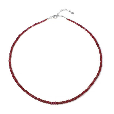 Madagascar Ruby Silver Necklace