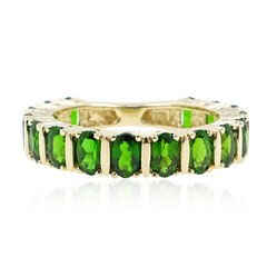 9K Russian Diopside Gold Ring