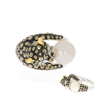 Freshwater pearl Silver Ring