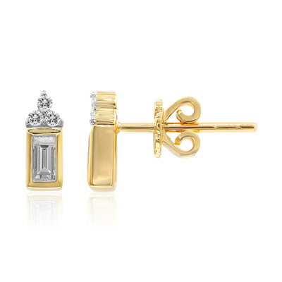 14K SI1 (G) Diamond Gold Earrings (Annette)