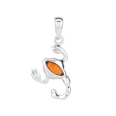 Baltic Amber Silver Pendant