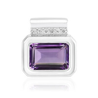 Bolivian Amethyst Silver Pendant