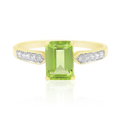 9K Peridot Gold Ring