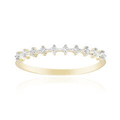 9K SI1 (G) Diamond Gold Ring