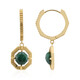 Malachite Silver Earrings