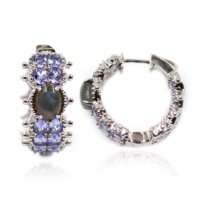 Labradorite Silver Earrings (Dallas Prince Designs)