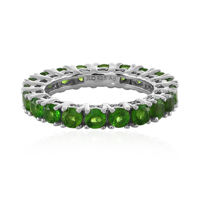 Russian Diopside Silver Ring