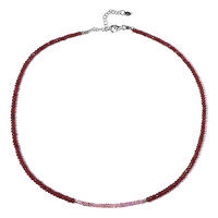 Madagascar Ruby Silver Necklace