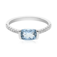 14K AAA Brazilian Aquamarine Gold Ring (CIRARI)