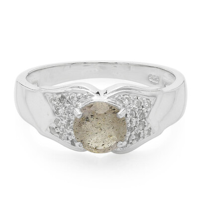 Romanian Spectrolite Silver Ring