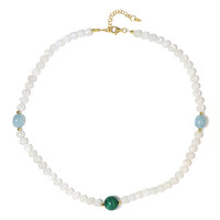 Malachite Silver Necklace