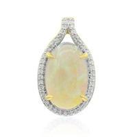 18K Lightning Ridge Opal Gold Pendant (Mark Tremonti)