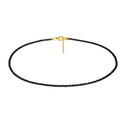 Black Tourmaline Silver Necklace