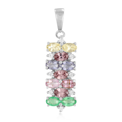 Danburite Silver Pendant