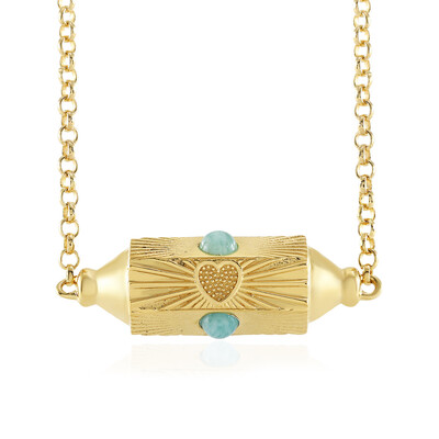 Amazonite Silver Necklace (M de Luca)