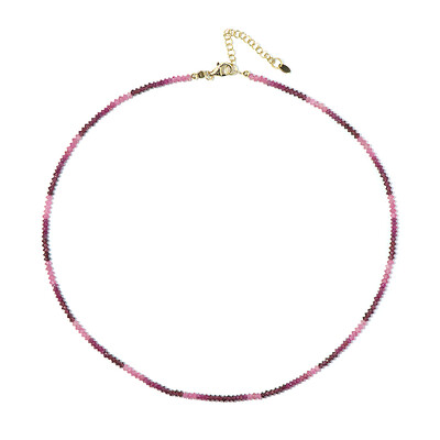 Indian Garnet Silver Necklace