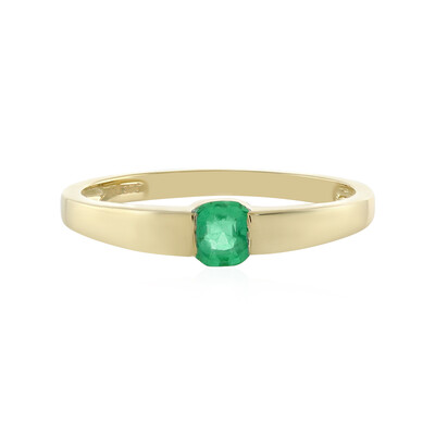 9K Colombian Emerald Gold Ring