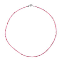 Strawberry Quartz Silver Necklace