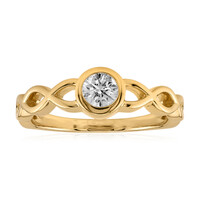 14K SI1 (G) Diamond Gold Ring