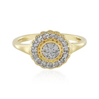I2 (I) Diamond Silver Ring