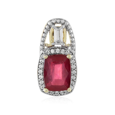 9K Madagascar Ruby Gold Pendant (Adela Gold)