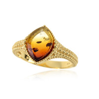 Baltic Amber Silver Ring