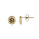 9K I2 Brown Diamond Gold Earrings