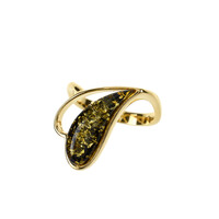 Baltic Amber Silver Ring