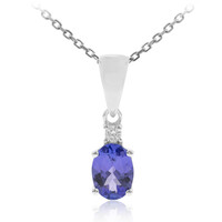 10K AAA Tanzanite Gold Necklace